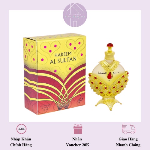 Khadlaj Hareem Al Sultan - Tinh Dầu Nước Hoa Dubai Nữ Hoàng Đỏ Sang Trọng, Qúi Phái