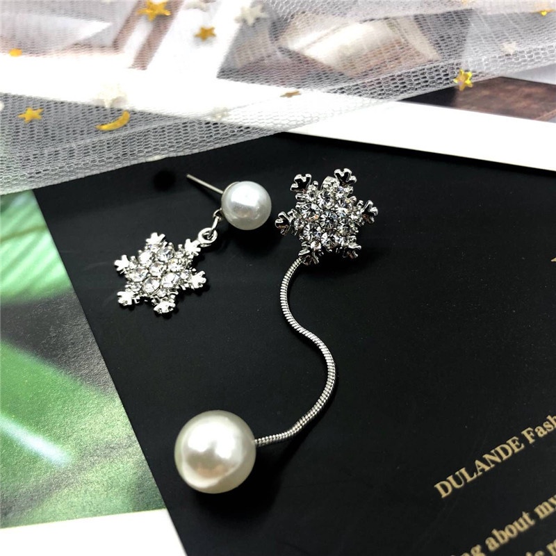 Bộ Sưu Tập Bông Tai Mạ Bạc 💍 💍 , Khuyên Tai Đính Ngọc Trai Giả Sang Trọng, Thanh Lịch Phong Cách Hàn Quốc