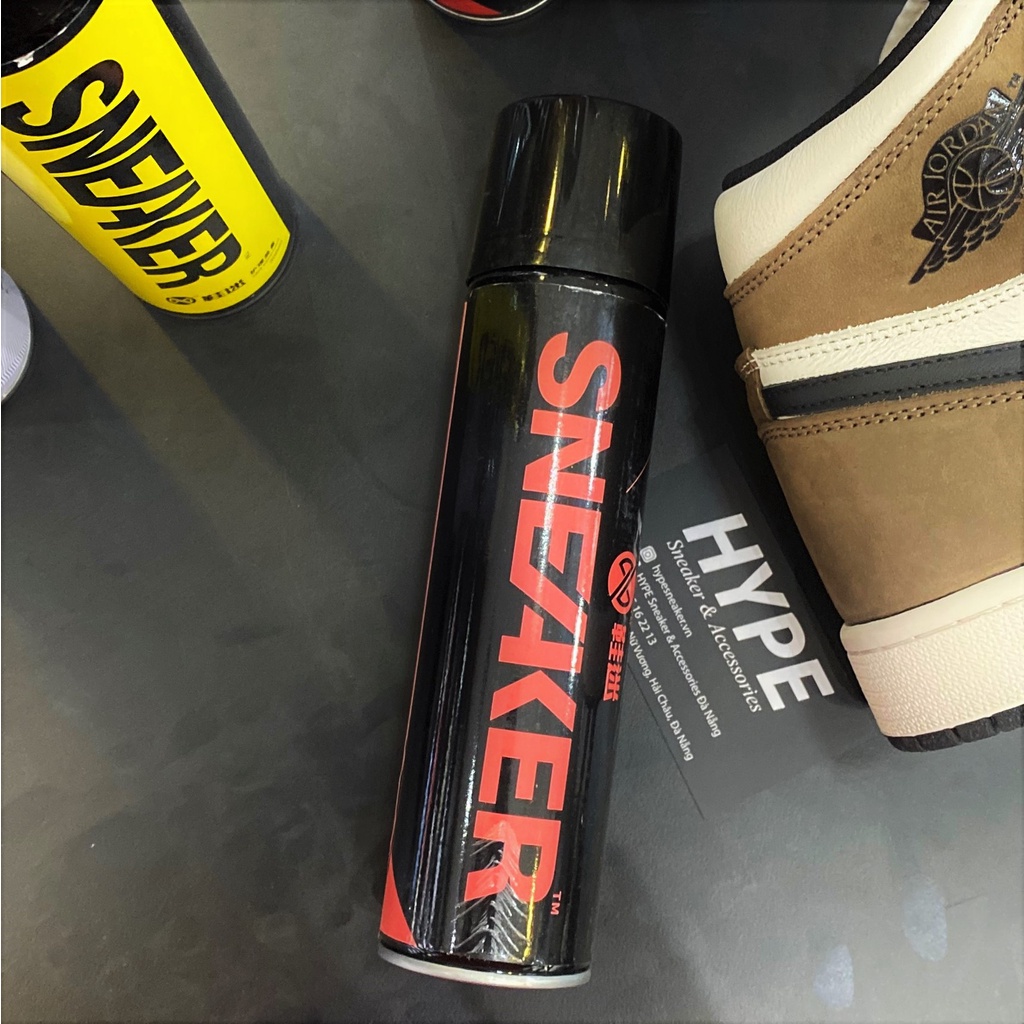 [ Hype Sneaker ] Phụ kiện vệ sinh giày dép - chai vệ sinh, chai nano , chai xịt thơm  &quot; sneaker club '' thể tích 300ml .