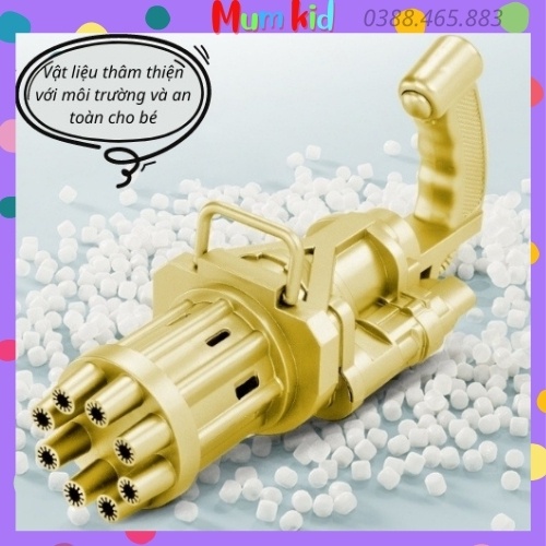 Đồ chơi trẻ em súng bắn bong bóng xà phòng 8 nòng siêu mạnh cho bé vận động vui nhộn giảm xả stress MUMKID 10