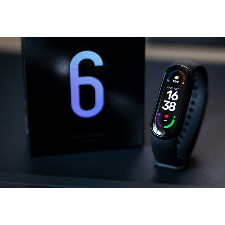 QUỐC TẾ - Vòng đeo tay thông minh Xiaomi Mi band 6 - Vòng tay theo dõi sức khoẻ, tập lu