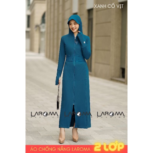 LAROMA Áo Choàng Chống Nắng 2 Lớp Thông Hơi Làm Mát Mẫu Mới 2022