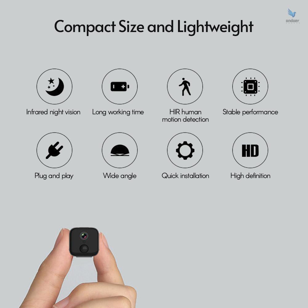 Camera an ninh không dây kết nối wifi thông minh độ phân giải cao 1080P thiết kế đế nam châm
 | BigBuy360 - bigbuy360.vn