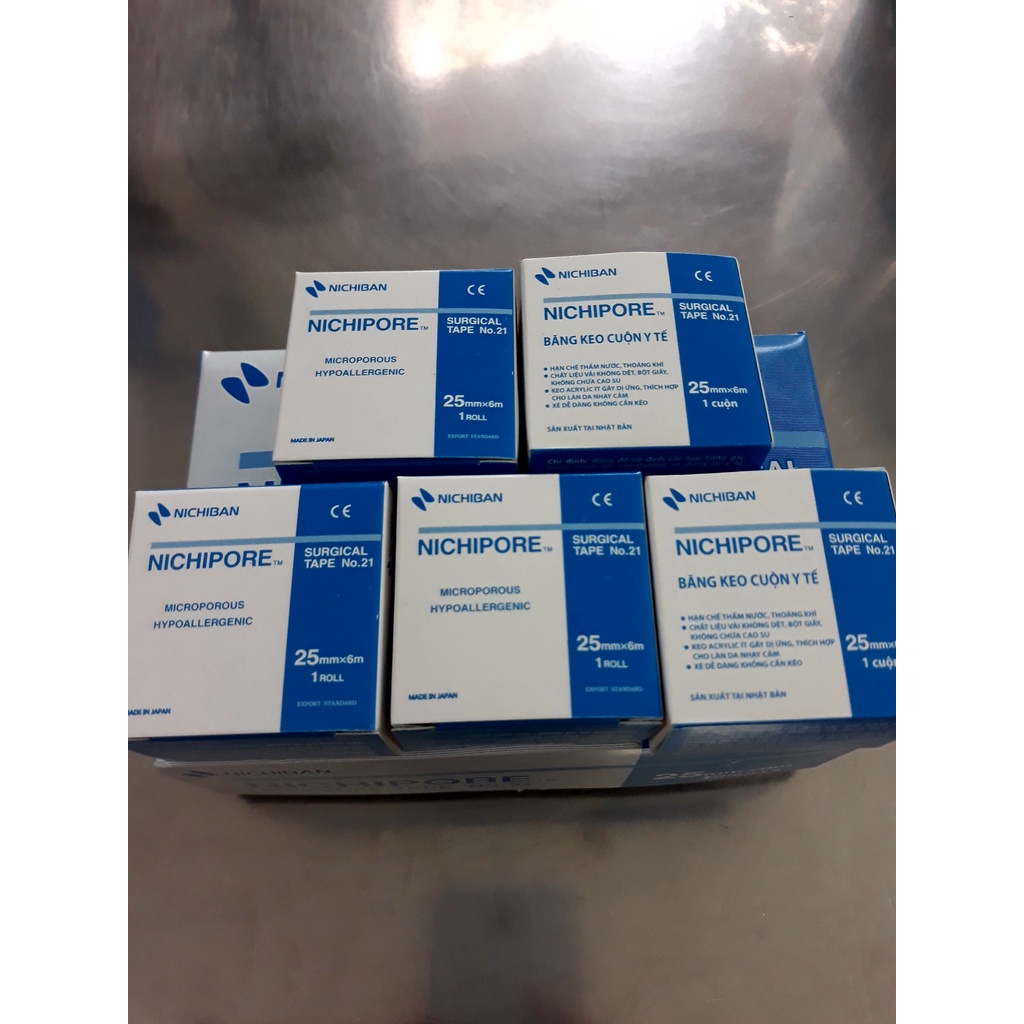 Băng keo Y Tế Nhật bản Nichipore 25mm*6m