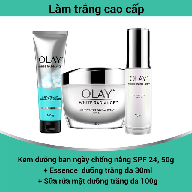 Sữa Rữa Mặt Dưỡng Trắng Da Olay White Radiance Brightening Foaming Cleanser 100g