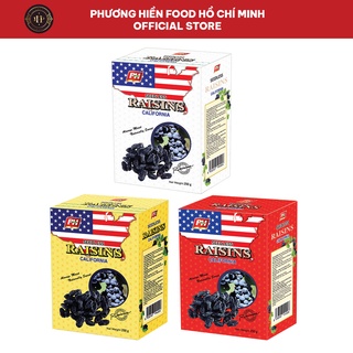 Nho khô đen Mỹ hộp giấy 250g