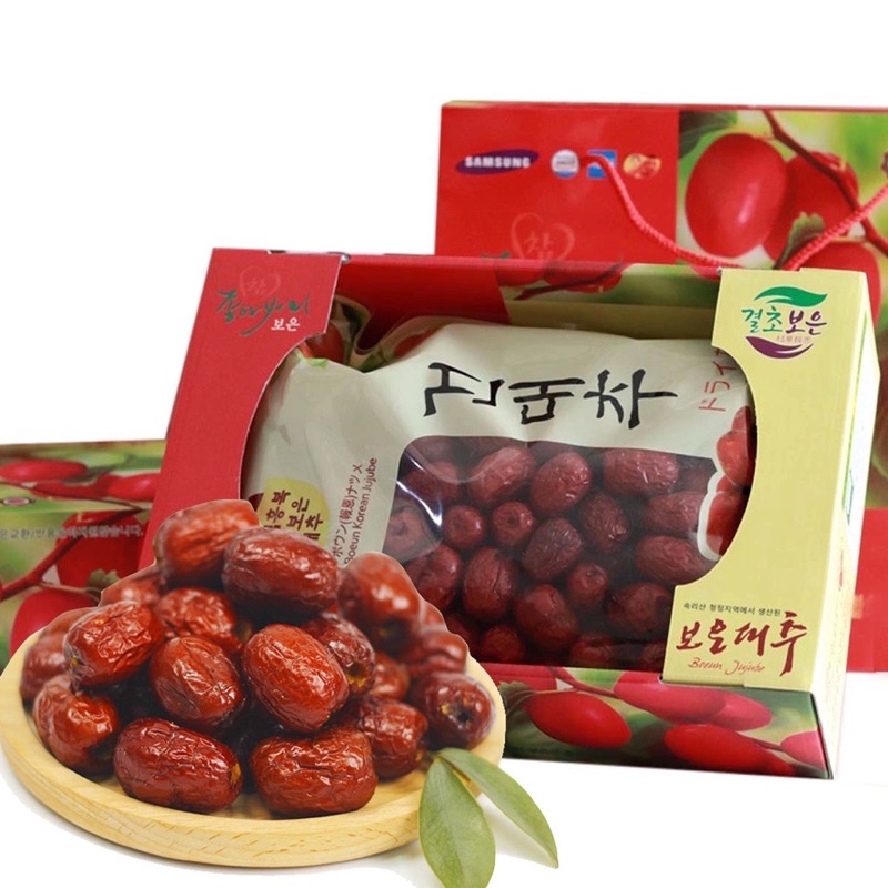 Táo Đỏ Hàn Quốc, Sấy Khô Quả To Dưỡng huyết, dưỡng nhan, an thần