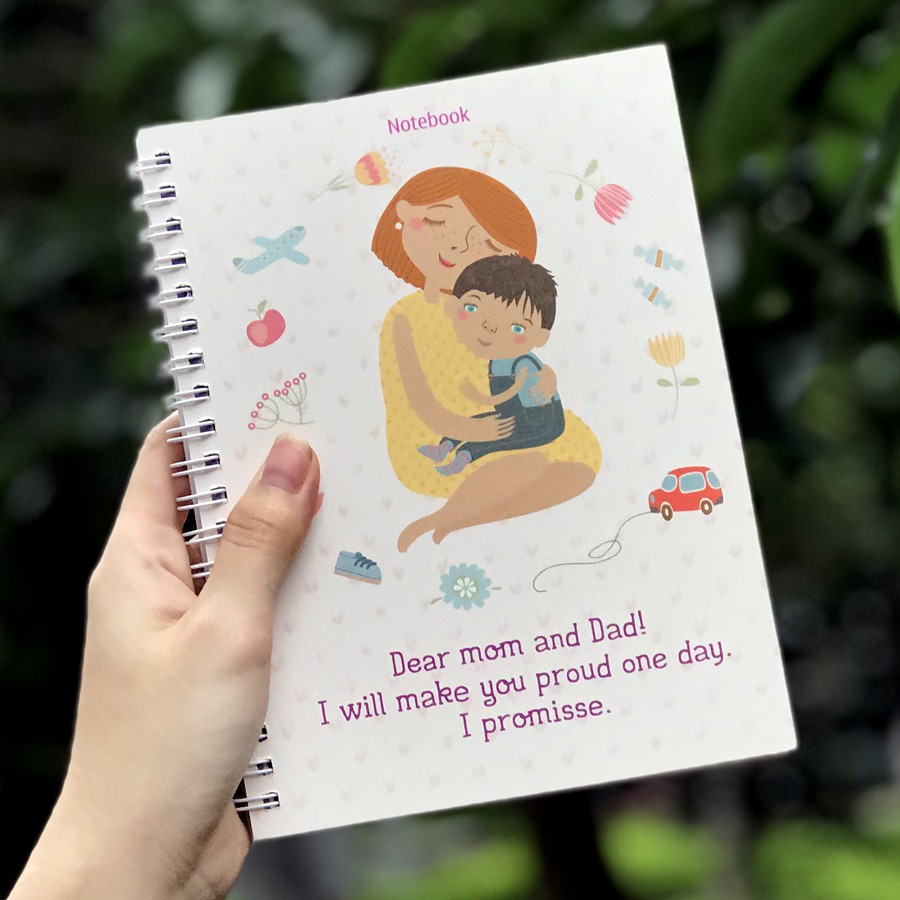 Notebook - Gia Đình Thân Yêu: Dear Mom And Dad!