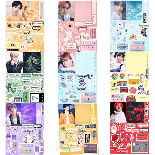 Sticker BTS - Sticker BTS aesthetic
