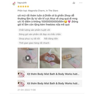 Xịt thơm Body Mist Moonlight Path - Bath & Body Works [Bill Mỹ]