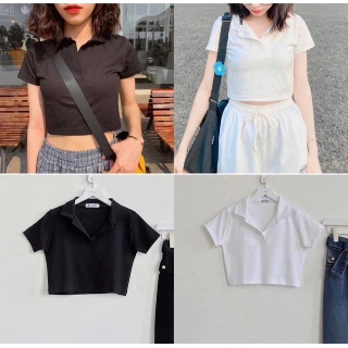 Áo Thun CROPTOP CỔ ĐỨC