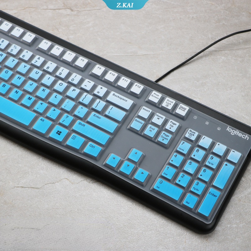 Miếng Silicone Bọc Bàn Phím Chống Nước Chống Bụi Cho logitech K120/MK120 K120/MK120
