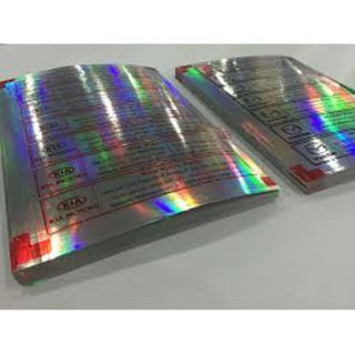 2000 Tem decal 7 màu 4 x 2.3 cm