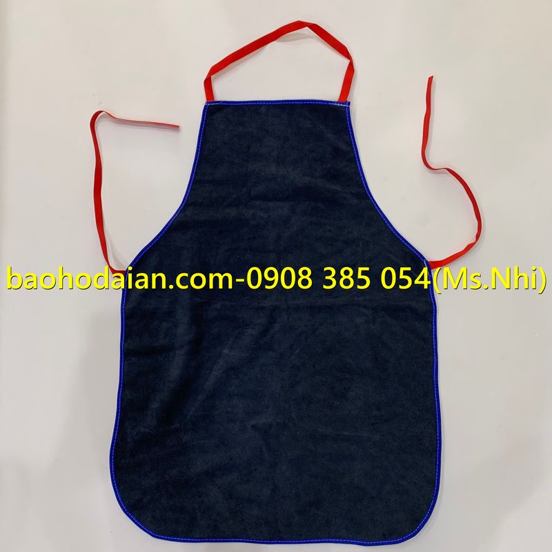 Tạp Dề Da Cho Thợ Hàn Chống Bắt Tia Lửa- Hình thật, hàng sẵn