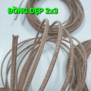 500g Dây đồng dẹp 2x3. Dây đồng hàn chịu dòng cao quấn biến áp 3 pha, quấn máy 1 vế, quấn máy hàn