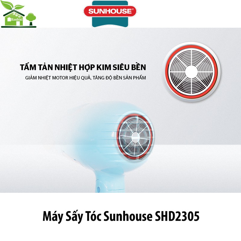 Máy Sấy Tóc Tiện Lợi Sunhouse SHD2305