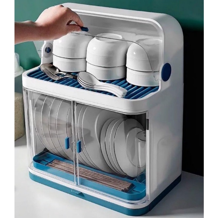TỦ ÚP CHÉN BÁT DĨA 2 TẦNG SIÊU GỌN