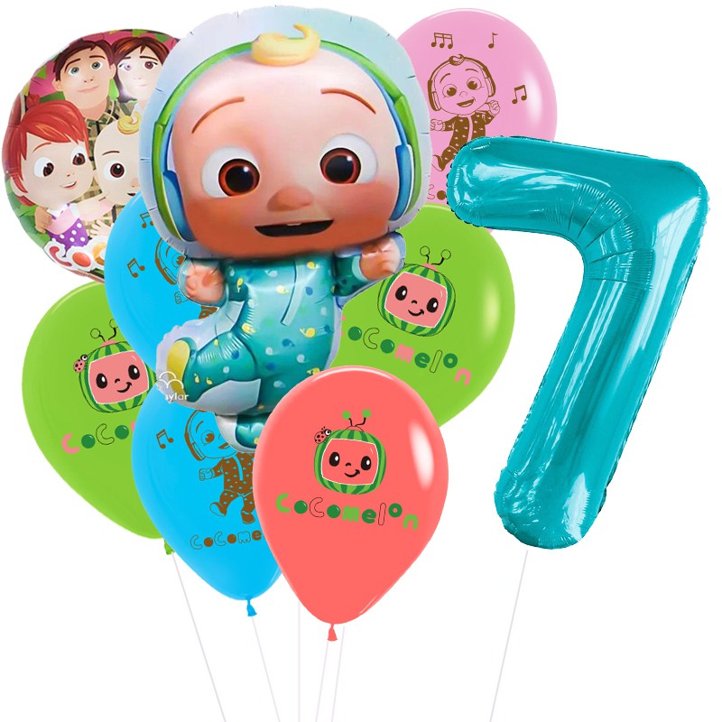 Set 9 Bong Bóng Trang Trí Tiệc Sinh Nhật
