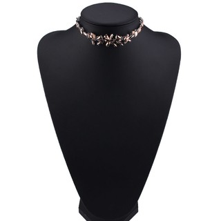 Vòng cổ choker đá vàng sang chảnh - D377