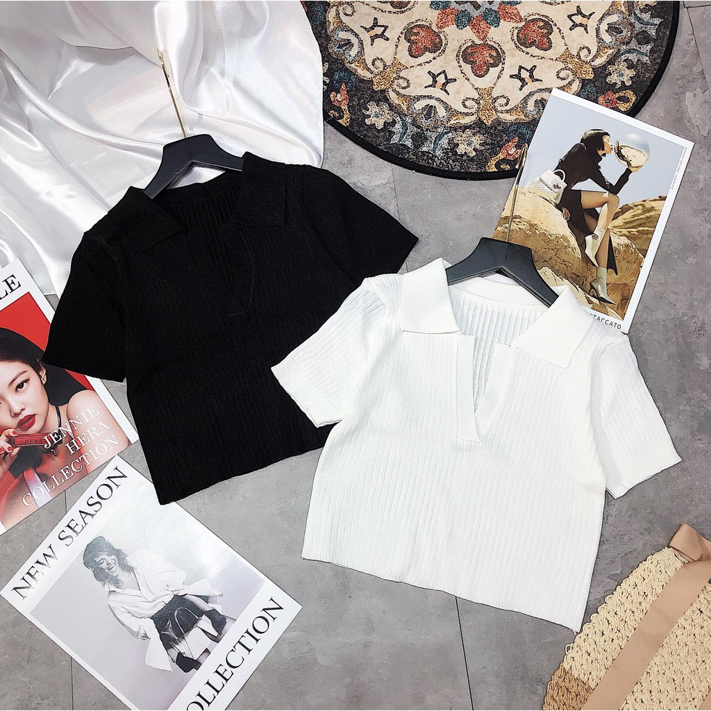 ÁO LEN 2 màu dáng ngắn mã 2021(Kèm ảnh thật,video) | BigBuy360 - bigbuy360.vn