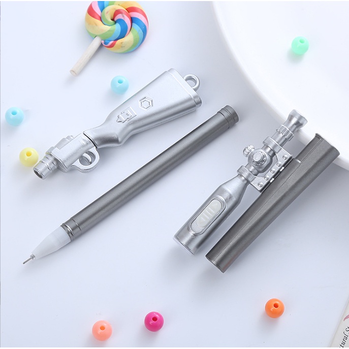 [LOẠI TO 21 CM] Bút Nước Hình Súng Ngắm Có Đèn Pin