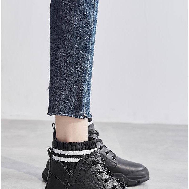 Giày Bốt Martin Cổ Thấp Đế Dày 8 Lỗ Thời Trang Cá Tính | BigBuy360 - bigbuy360.vn