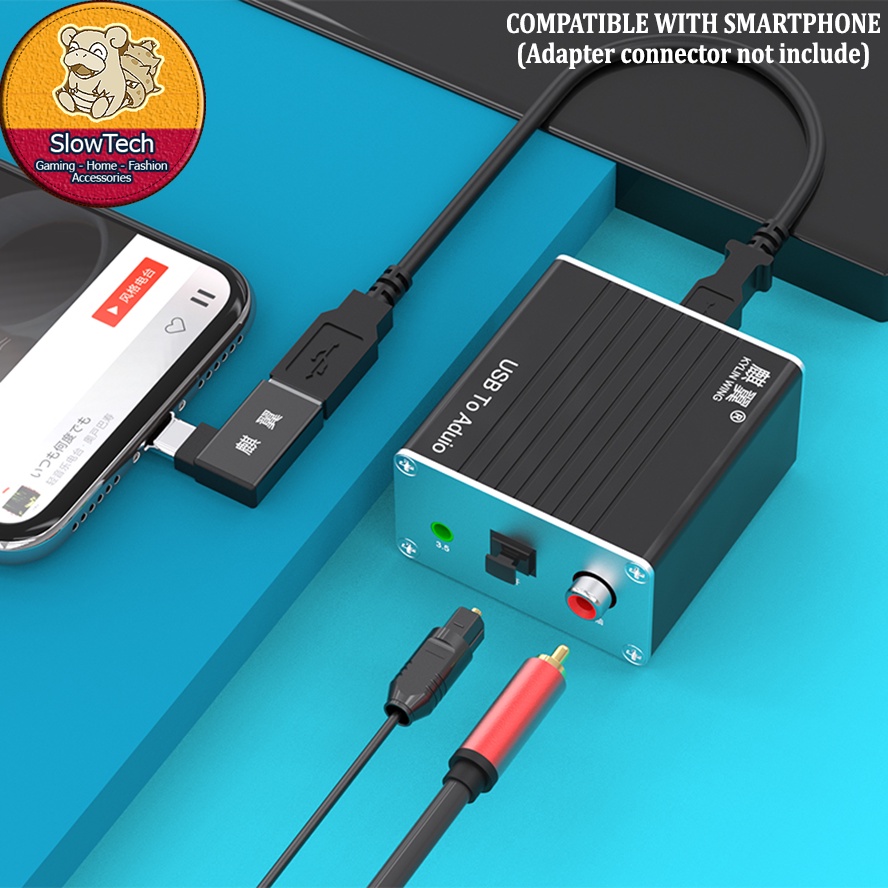 Card Âm Thanh USB ra Optical Cho Playstation 5, Laptop, Smartphone KYLINWING P5
