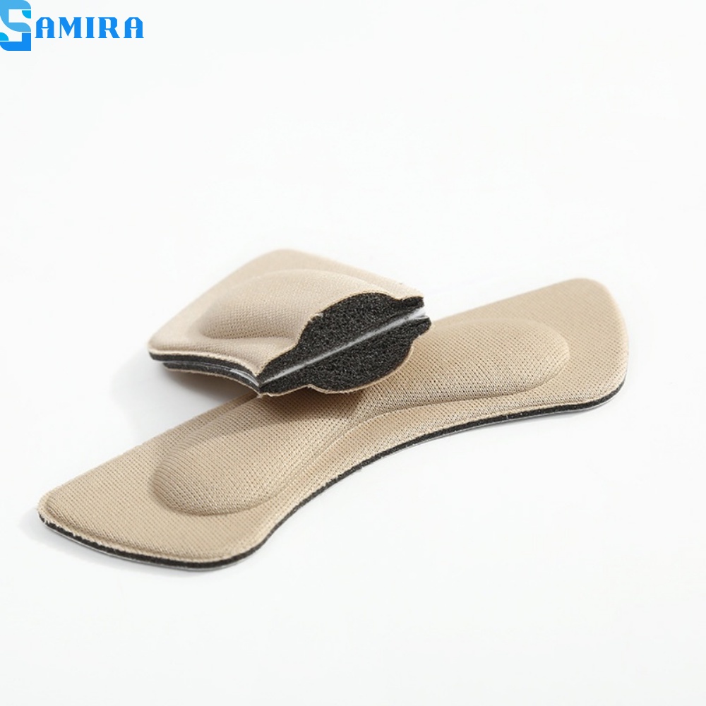 Cặp lót giày bảo vệ gót chân 4D cao cấp giảm đau giảm size chống tuột gót phù hợp mọi kiểu giày nam nữ SA7