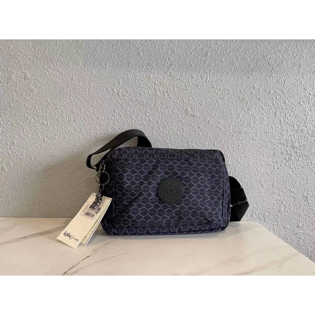 KIPLING Túi Đeo Chéo Nhiều Màu Có Khóa Kéo Phong Cách Mới k6237 4 Ngăn Cho Nữ