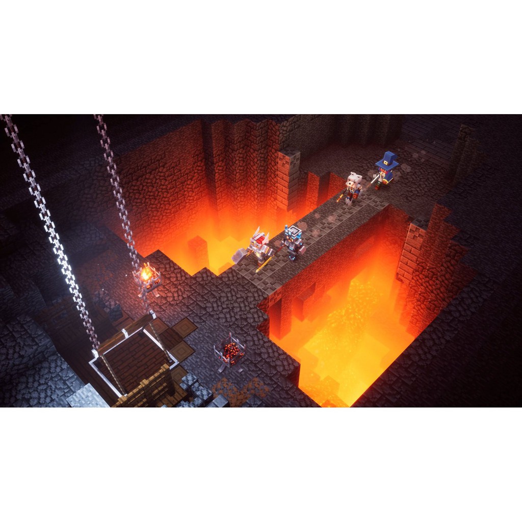 [Mã SKAMCLU9 giảm 10% đơn 100K] Đĩa Game Minecraft Dungeons: Hero Edition - Cho Máy Nintendo Switch