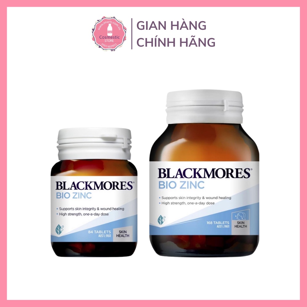 Viên Uống Blackmores Bio Zinc Bổ Sung Kẽm Giúp Tăng Sức Đề Kháng Cải Thiện Mụn Duy Trì Làn Da Khỏe Mạnh