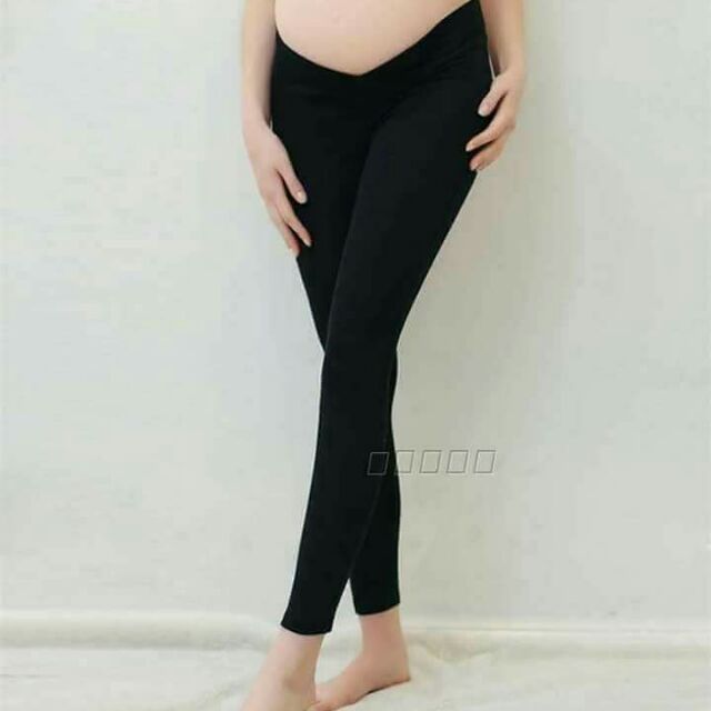 Quần legging bầu vạt chéo