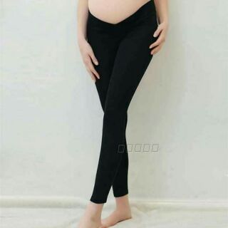Quần legging bầu vạt chéo