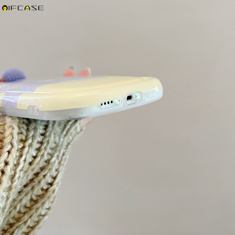 Ốp Điện Thoại Mềm Trong Suốt Chống Sốc Đính Nơ Phối Lông 3D Đơn Giản Cho iPhone 14 Plus 14 13 12 11 Pro Max XS Max XR