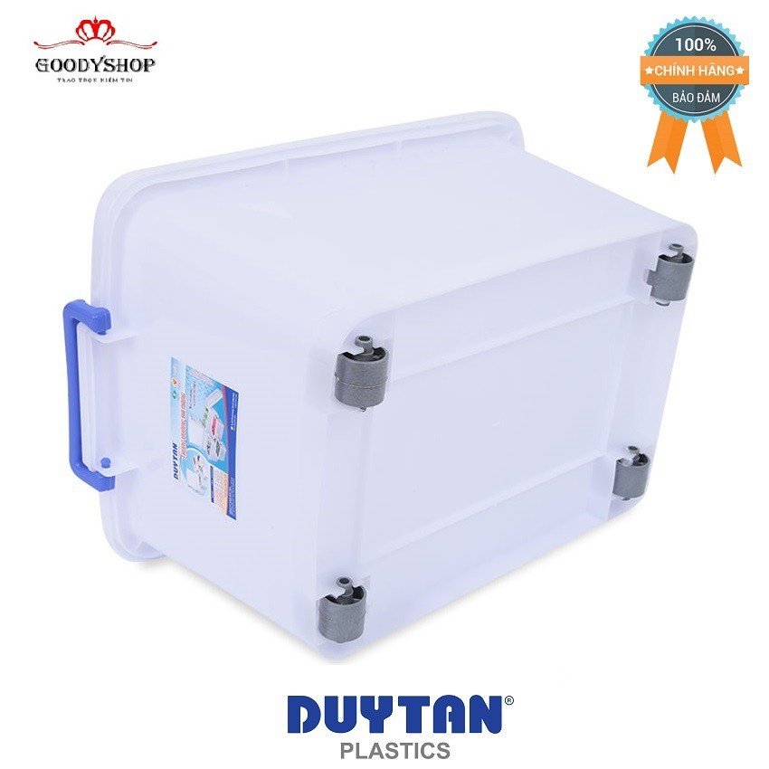 Thùng Nhựa Duy Tân Có Bánh Xe 15L (44 x 31 x 21 cm) No.74