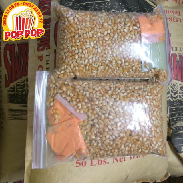 Combo 1kg Bắp Mỹ nổ+100g phô mai