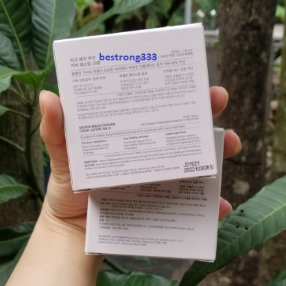 Phấn Nước Missha Magic Cushion Cover Lasting kềm dầu SPF50+ PA+++ 15g | BigBuy360 - bigbuy360.vn