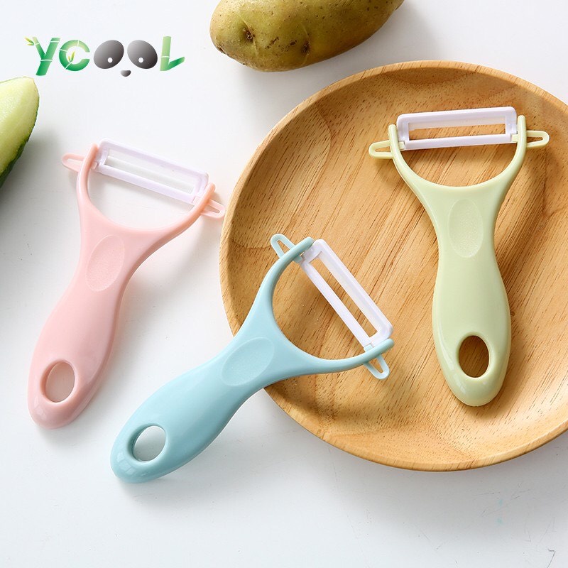 Dụng Cụ Gọt Vỏ Trái Cây, Rau Củ  Lưỡi Sứ Sắt Bén An Toàn - MTDDT