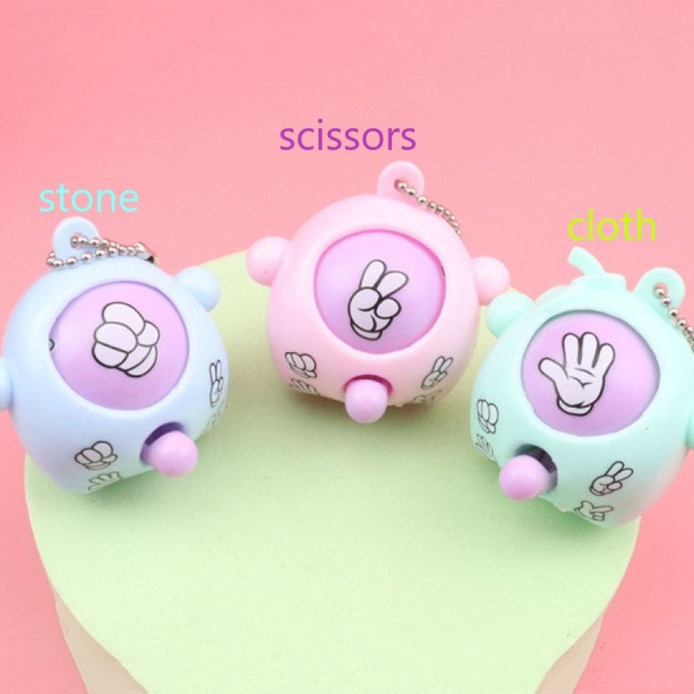 Set 3 Kéo Và Kéo Giấy Mini Họa Tiết Hoạt Hình Màu Sắc Ngẫu Nhiên Dễ Thương Dành Cho Các Bé