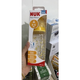 BÌNH SỮA NUK THỦY TINH 240ml