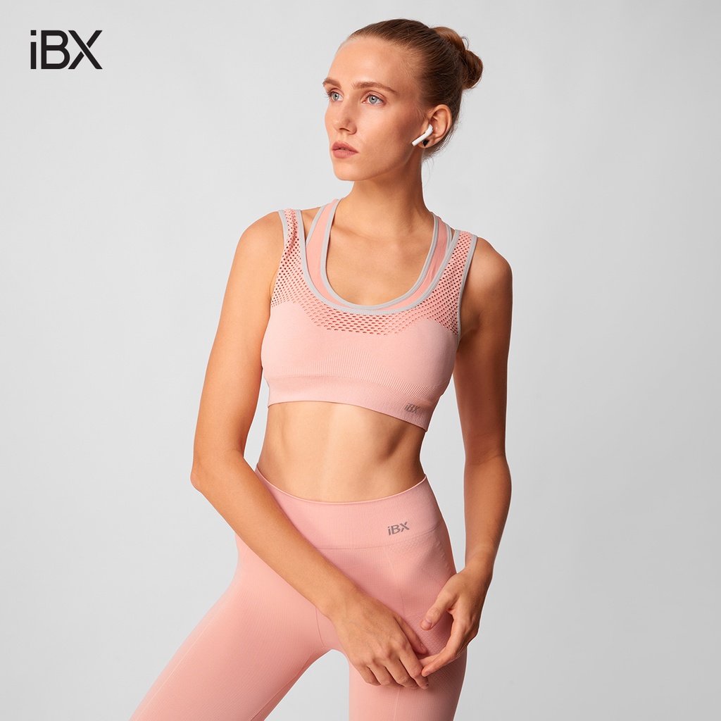 [Tặng mút đệm] Áo ngực thể thao nữ tập Yoga, Gym IBX IBX117