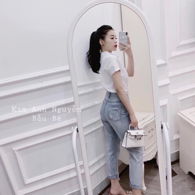 ÁO SƠ MI GU PURATO HIỀN HỒ NGẮN TAY CÓ TÚI HOTTREND MÀU TRẮNG 321