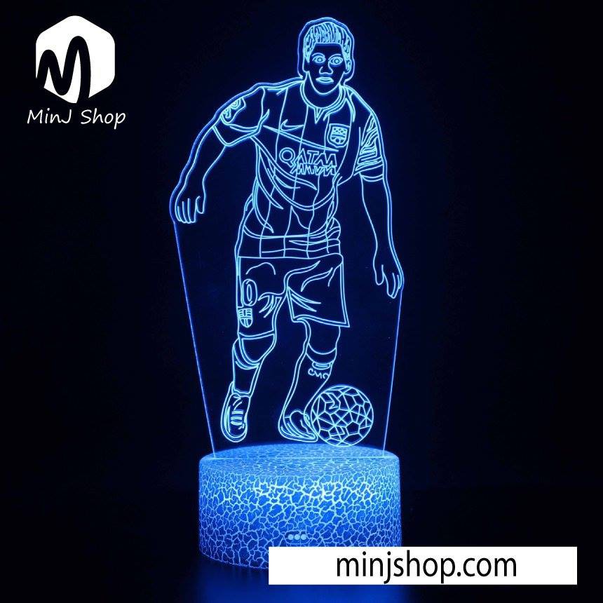 Đèn Ngủ 3D- Đèn LED DECOR Lionel Messi