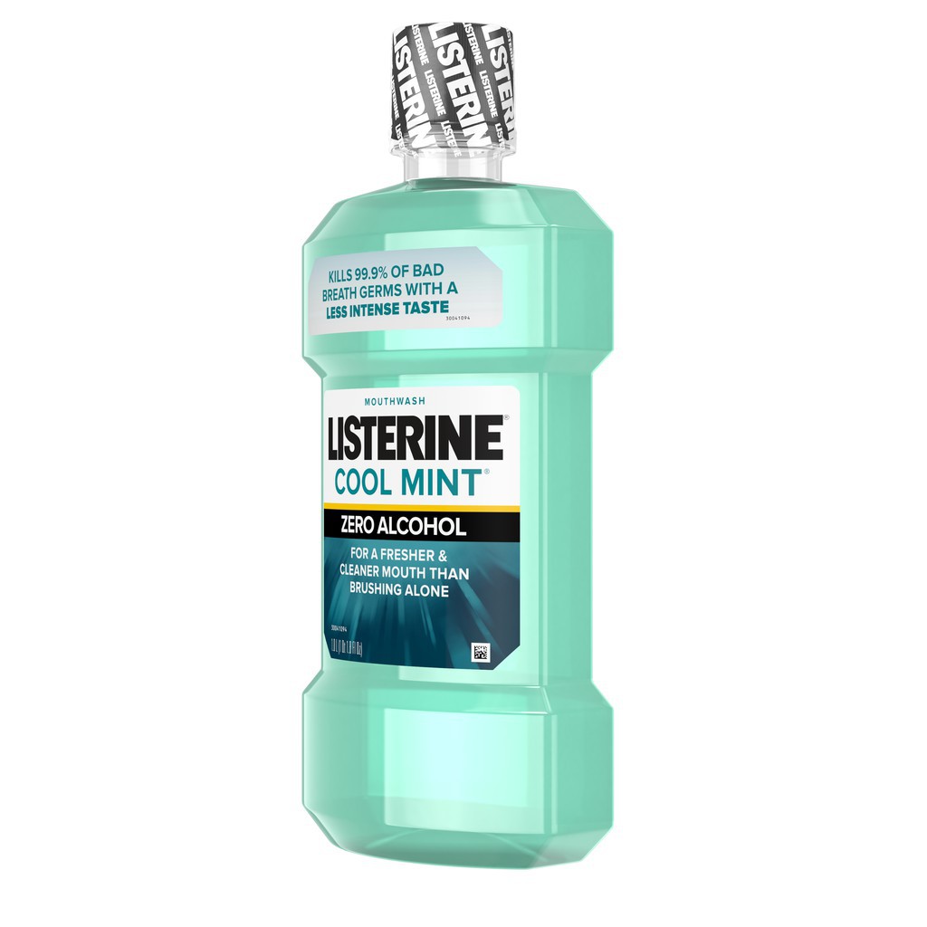 Nước Súc Miệng Diệt Khuẩn Không Cay Listerine Zero 750ml - 0701427