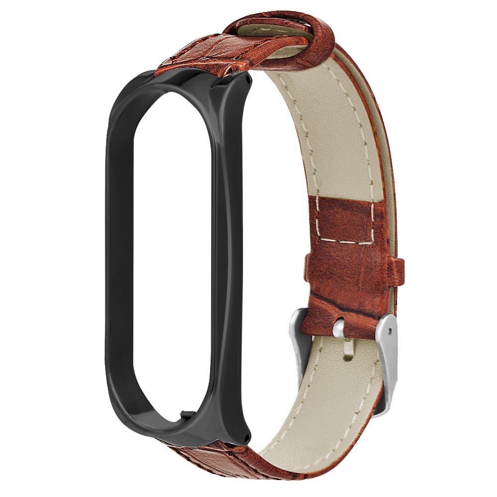 Dây Da Thay Thế Cho Đồng Hồ Thông Minh Xiaomi Mi Band 7 6 5 NFC 4 / 3