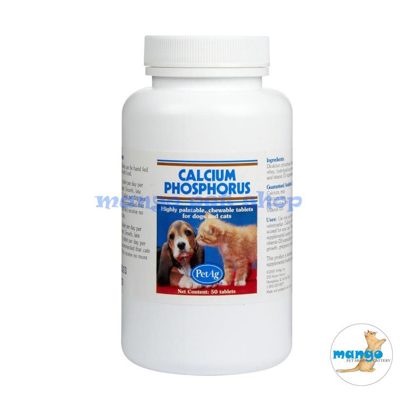 Viên Bổ Sung Canxi Cho Chó Mèo Calcium Phosphorus  - Lida Pet Shop