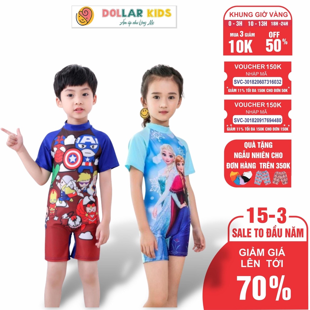 Đồ Bơi Trẻ Em Hãng Dollarkids Từ 10kg Đến 46Kg