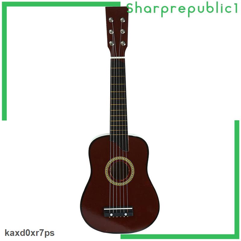 TỰ NHIÊN Đàn guitar acoustic đồ chơi mini 25 inch bằng gỗ luyện tập dành cho người mới bắt đầu