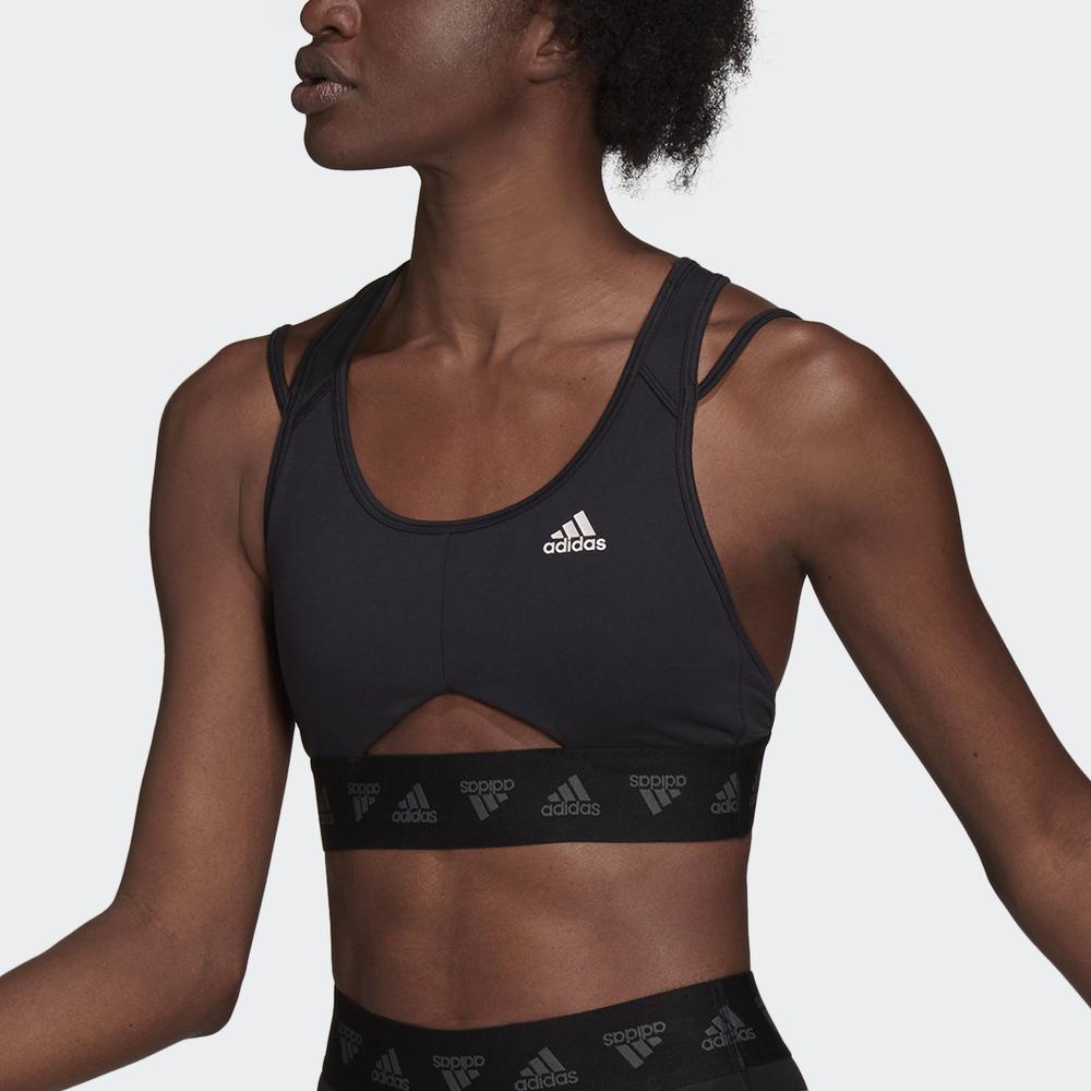 Áo Ngực Thể Thao adidas TRAINING Nữ Hyperglam Light Support Bra Màu đen HF4814