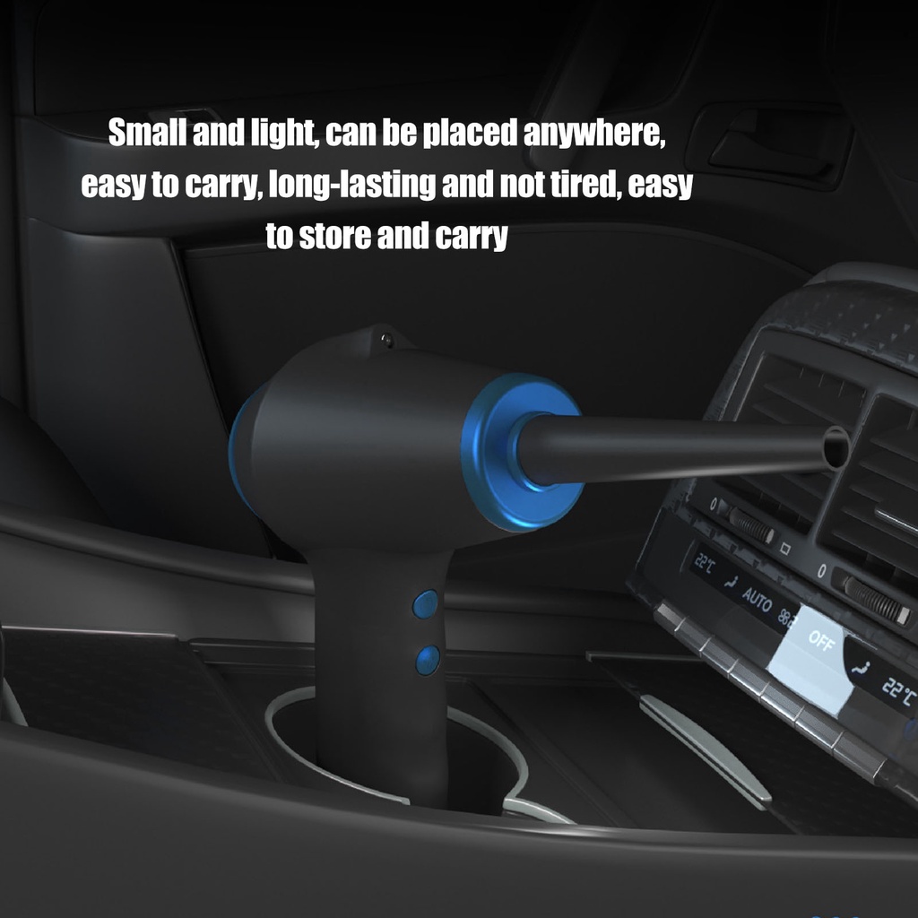 [Hàng Sẵn] Máy Thổi Bụi Không Dây Điện Tử 5000mAh Có Thể Sạc Lại Cho Máy Tính/ Xe Hơi/ Bàn Phím Máy Tính【Carbon070】